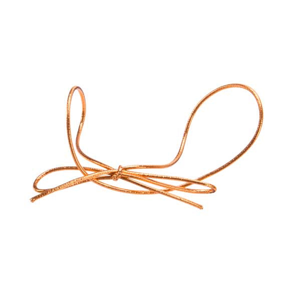 Ruban élastique de décoration Vinyle Stretch à dérouler cuivre métallique 25,5 cm (50 Pièces) [10MC]