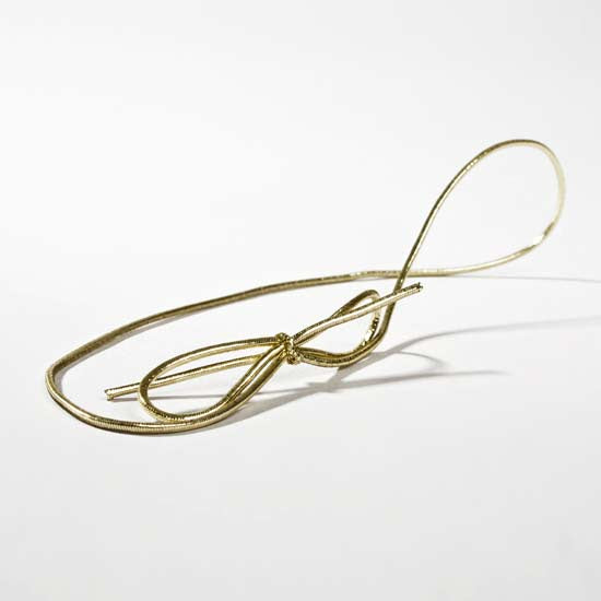 Versierelastiek metallic goud 40,5cm (50 stuks) [16MG]