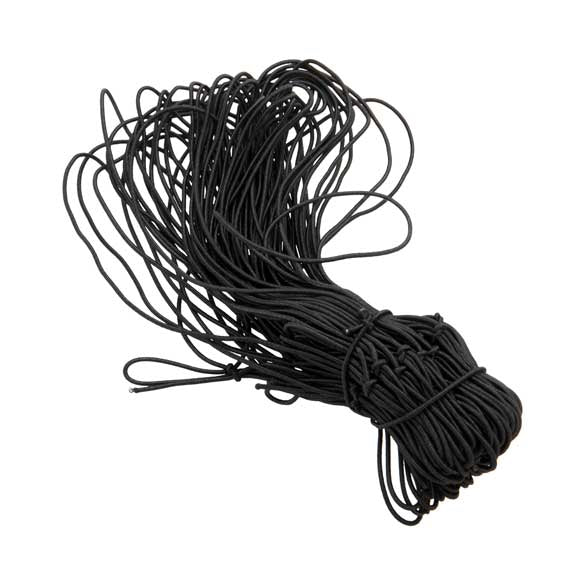 Versierelastiek zwart 25,5cm (50 stuks) [10SB]