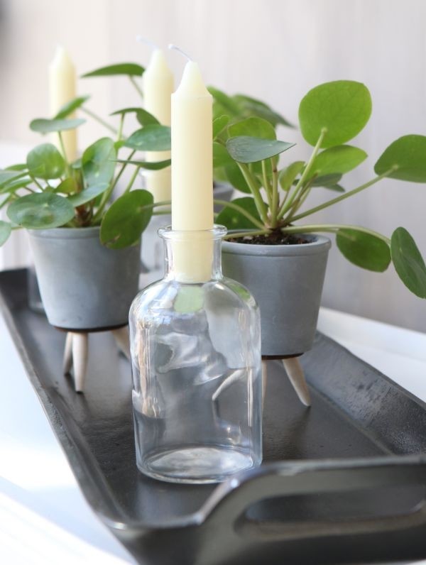 Bouteilles en verre Ø7 h: 12 cm Transparent (20 Pcs) [IFS-129196]