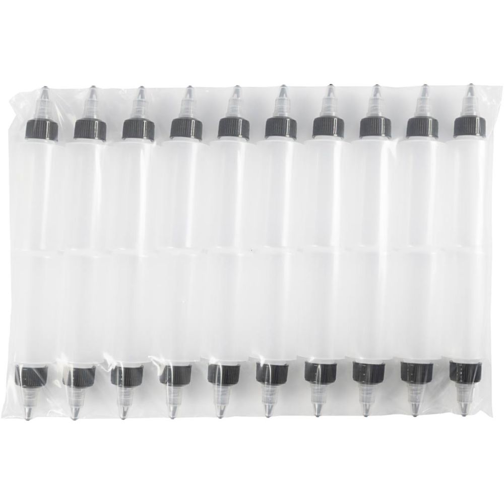 Lege flessen met punt, 60 ml, 20 stuk/ 1 doos [HOB-13174]