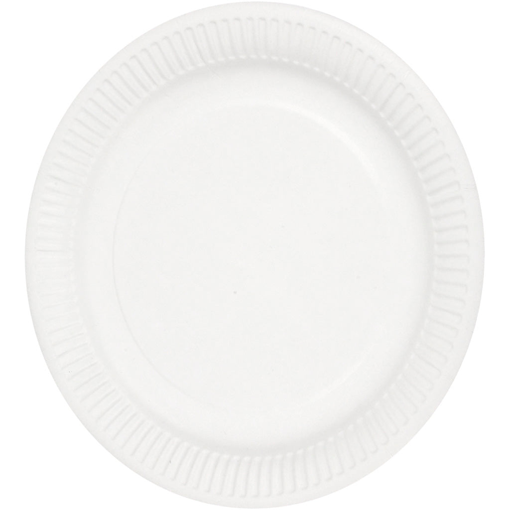 Papieren bord, d 23 cm, 100 stuk/ 1 doos [HOB-13206]