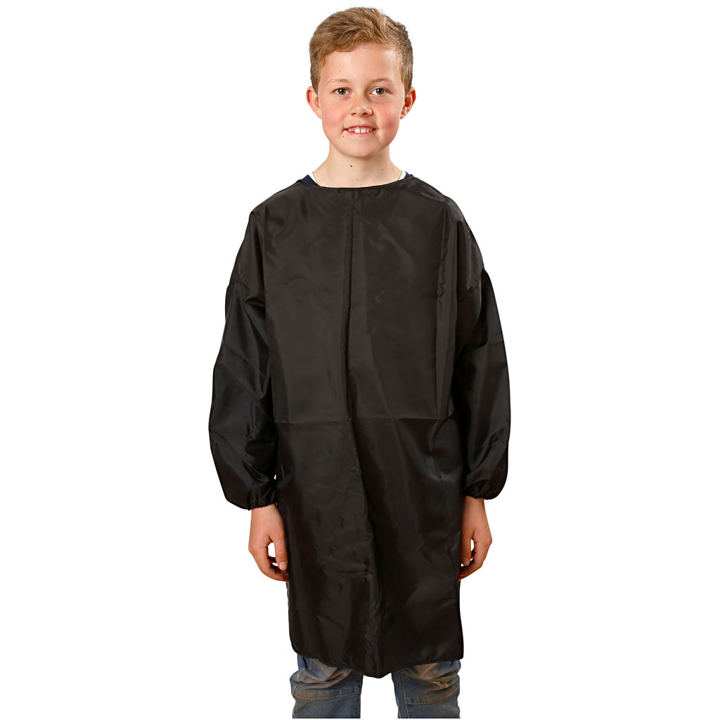Painting coat, L: 81 cm, size 7-12 years, black