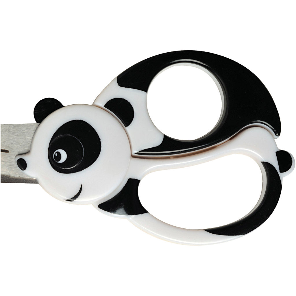 Fiskars Kids Animal Scissors, panda, L: 13 cm