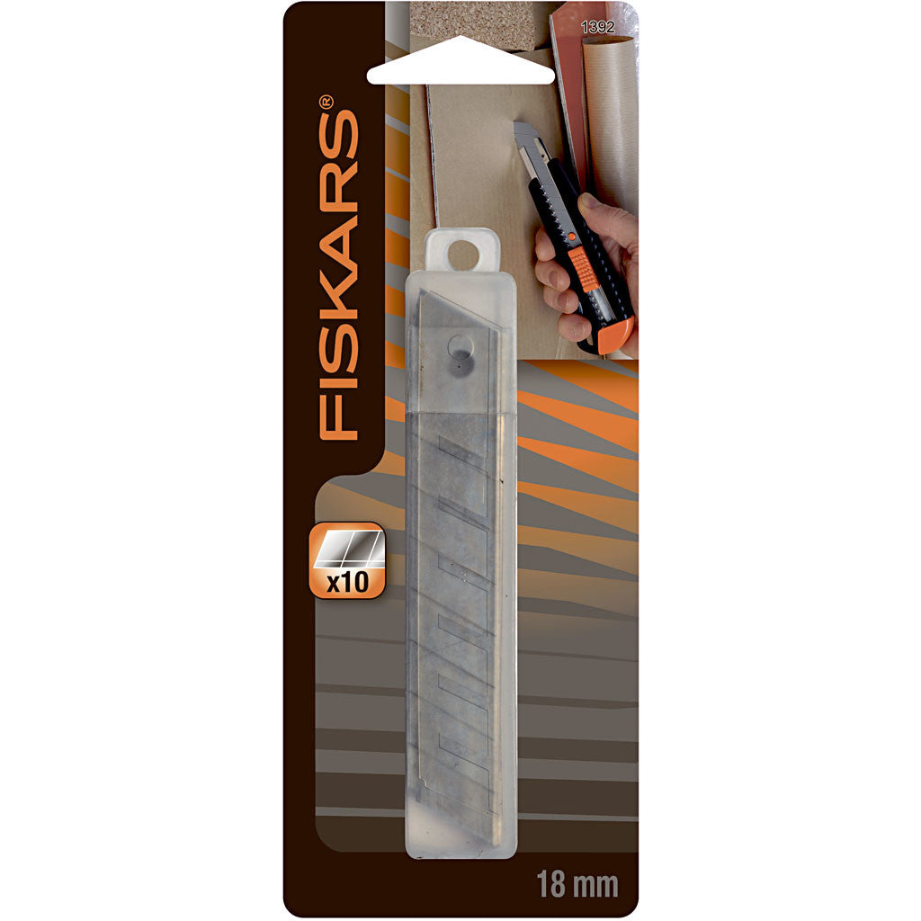 Fiskars Lames de rechange, L : 18 mm, 10 pièces/ 1 Pq. [HOB-1392]