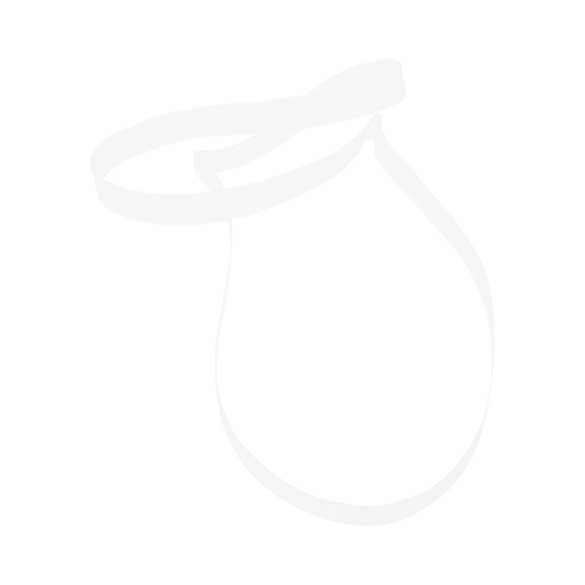Ruban élastique de décoration Vinyle Stretch à dérouler transparent 35.6cm  (50 Pièces)  [14CVL]