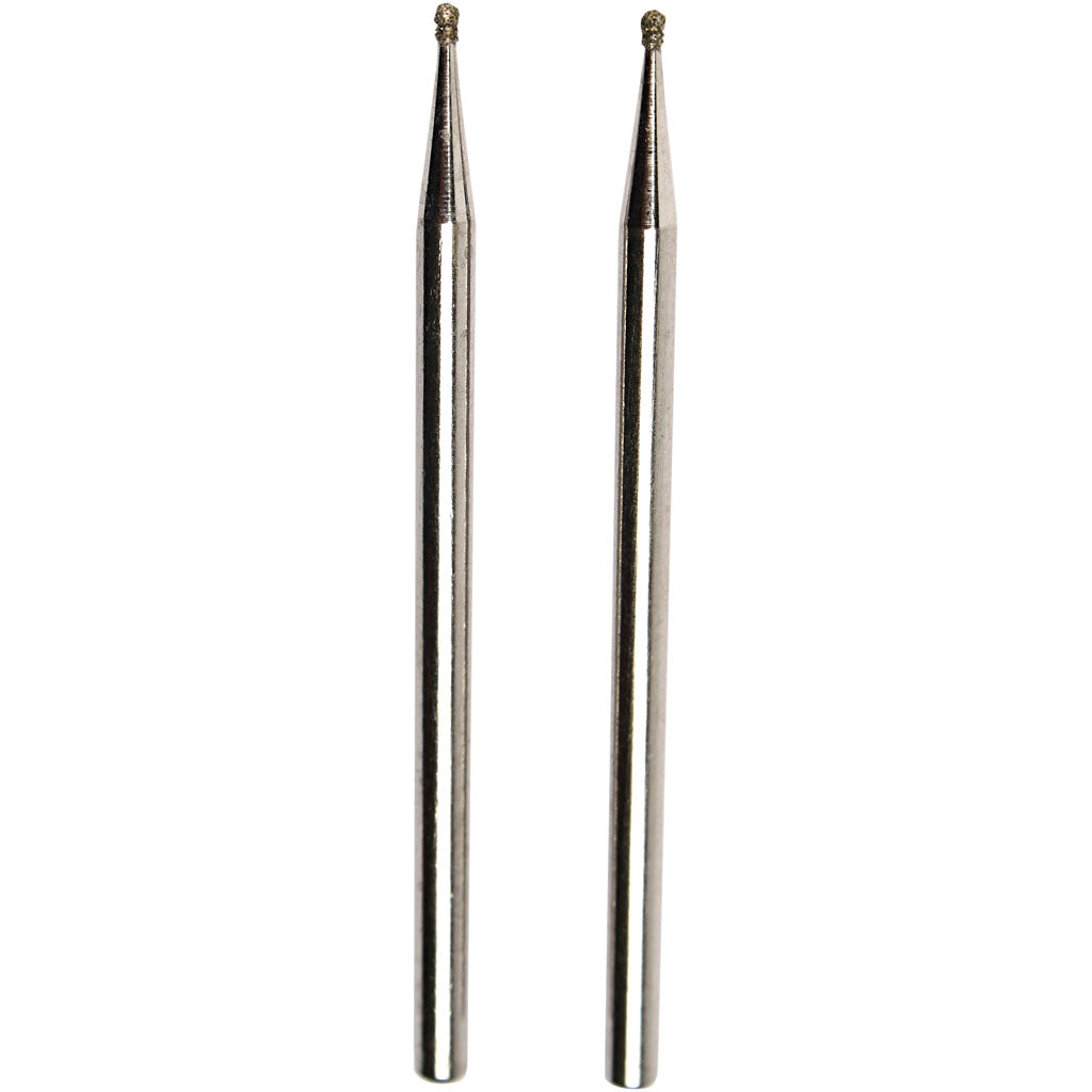 Diamond Grinding Bits, size 1,0 mm, 2 pc