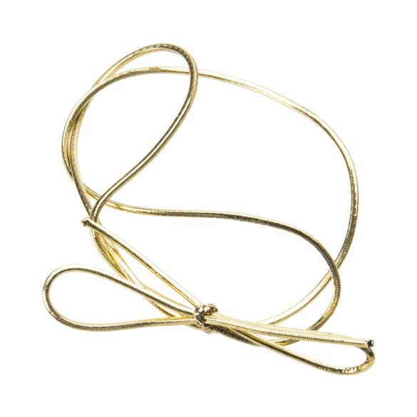 Versierelastiek metallic goud 40,5cm (50 stuks) [16MG]