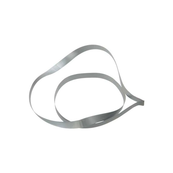 Decorative Loops Vinyl Stretch Silver 45.7cm