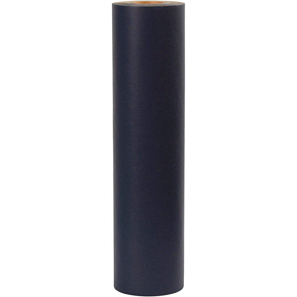 Papier cadeau, L : 50 cm, 60 gr, noir, 100 m/ 1 rouleau [HOB-19941]