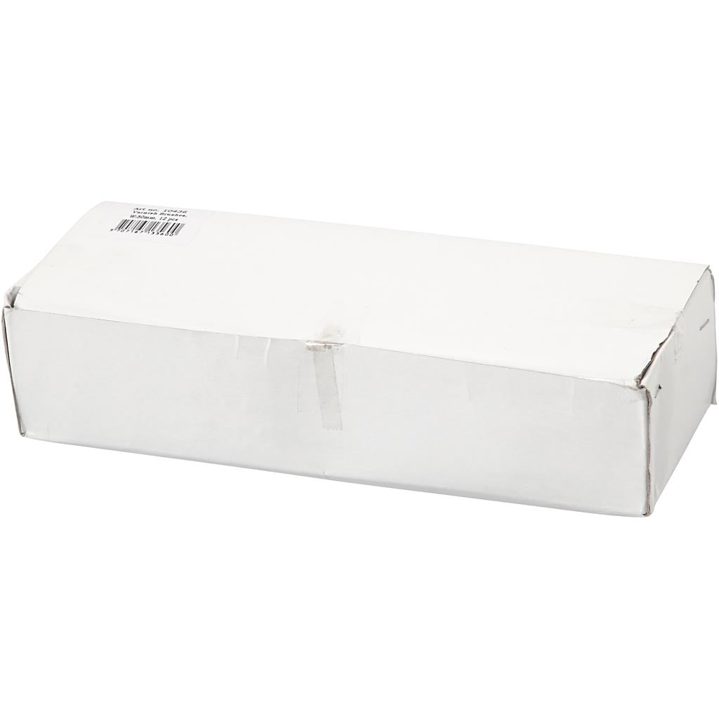Pinceaux pour vernis, L : 18,5 cm, L : 50 mm, Plat, 12 pièces/ 1 Pq. [HOB-10436]