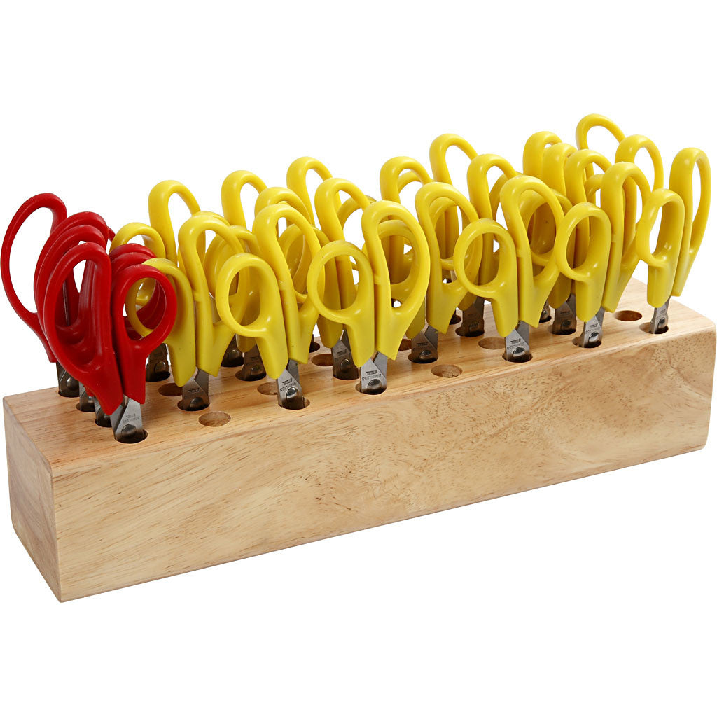 Ciseaux pour enfants, L : 12,5 cm, rund, 1 set [HOB-11227]