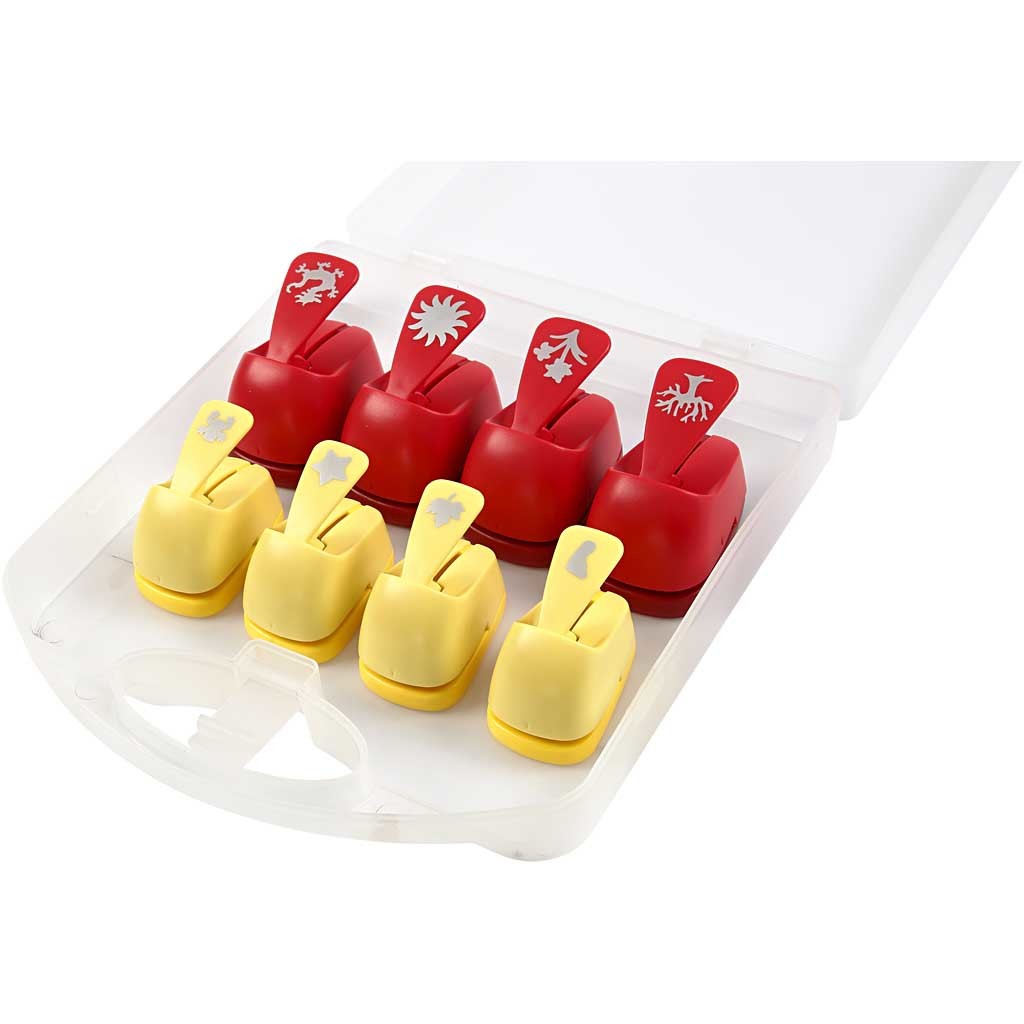 Papier ponsen, Elke dag, afm 15+23 mm, 2x4 stuk/ 1 doos [HOB-11269]