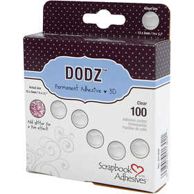 Dodz Zelfklevende Dots, d 12 mm, dikte 2 mm, 100 stuk/ 1 doos [HOB-11568]
