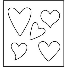 Snijmal, hart, afm 14x15,25 cm, dikte 15 mm, 1 stuk [HOB-117493]