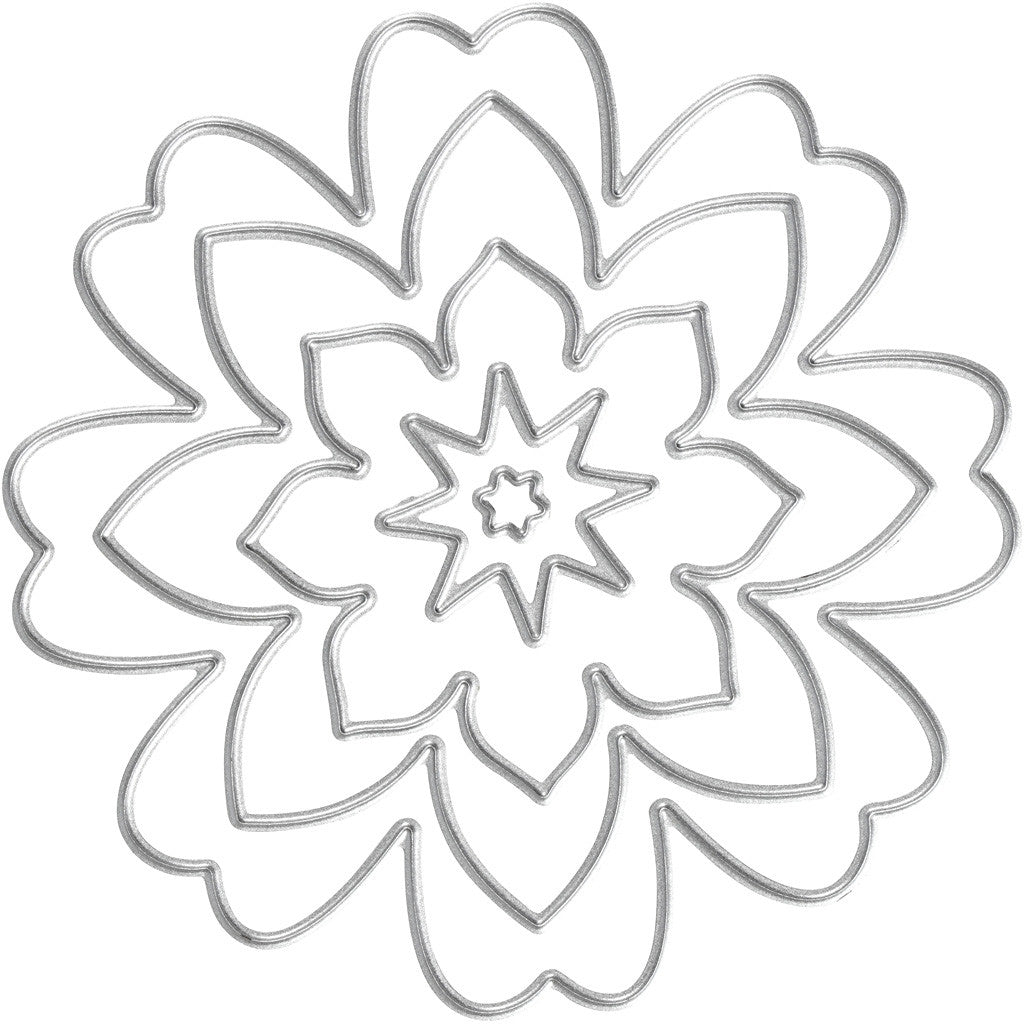 Gabarit de coupe, fleurs, d 0,5-8 cm, 1 pièce [HOB-11781]