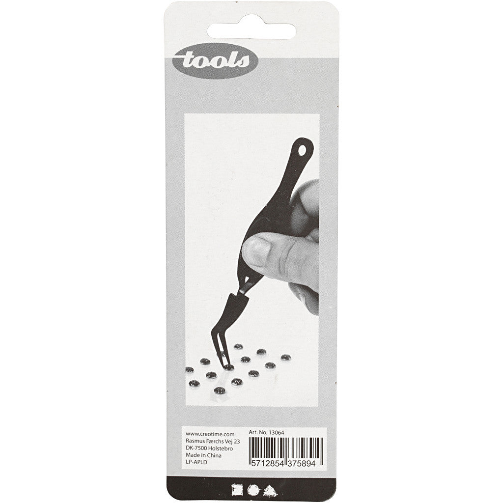 Pince de précision, L : 12,5 cm, 1 pièce [HOB-13064]