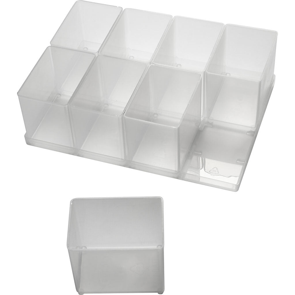 Inzet Box, afm BA8-1, H: 80 mm, afm 79x55 mm, 8 stuk/ 1 doos [HOB-13415]