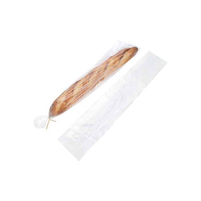 Plastiek Zakken 11,5x6,5x61cm met zijvouw (500 stuks) [1GE4224]