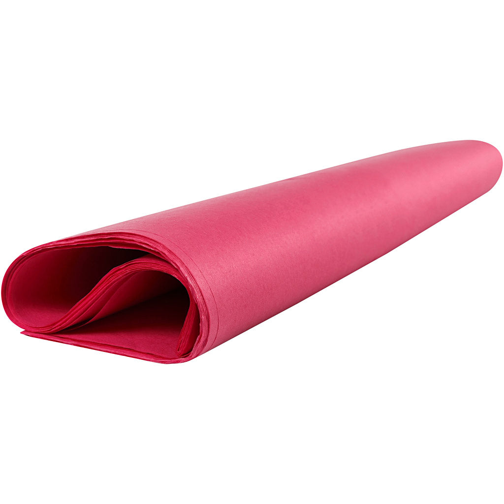 Tissuepapier, roze, 50x70 cm, 14 gr, 25 vel/ 1 doos [HOB20813]