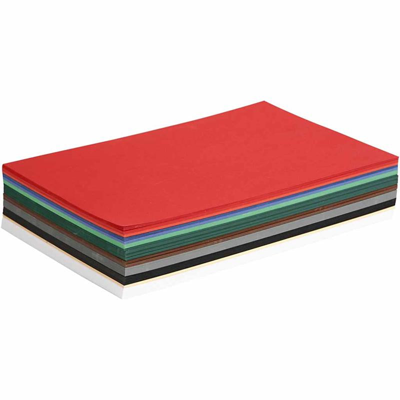Christmas Card, A4, sheet 210x297 mm, 180 g, assorted colours, 300 ass sheets