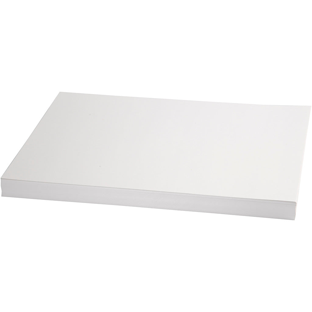 Gekleurd Karton, A3, vel 297x420 mm, 250 gr, wit, 100 vel/ 1 doos [HOB-21651]