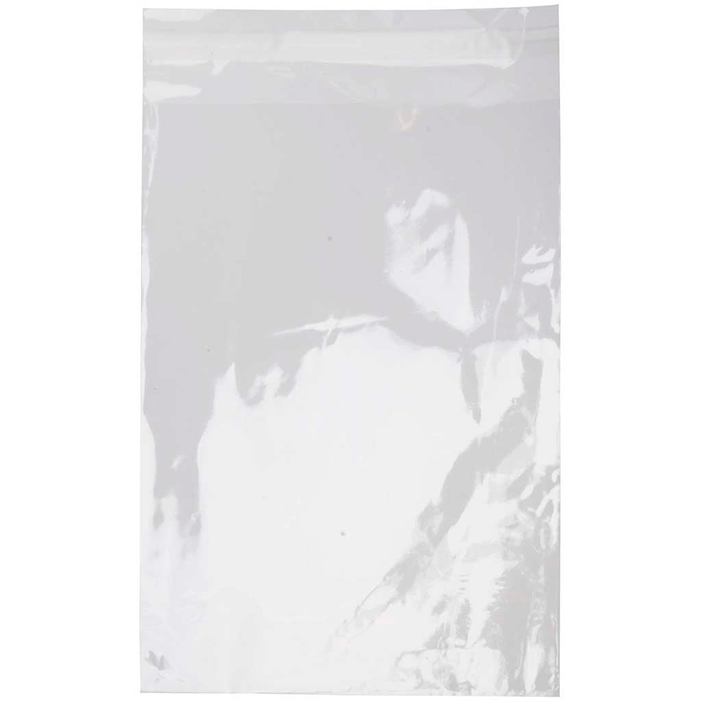 Cellofaan zakjes, b: 12,3 cm, h: 17,3 cm, 200stuks, 25 micron [HOB23999]