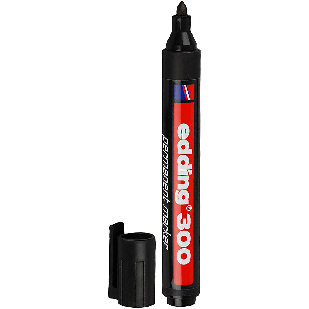 Edding 300 Marker, line 1,5-3 mm, black