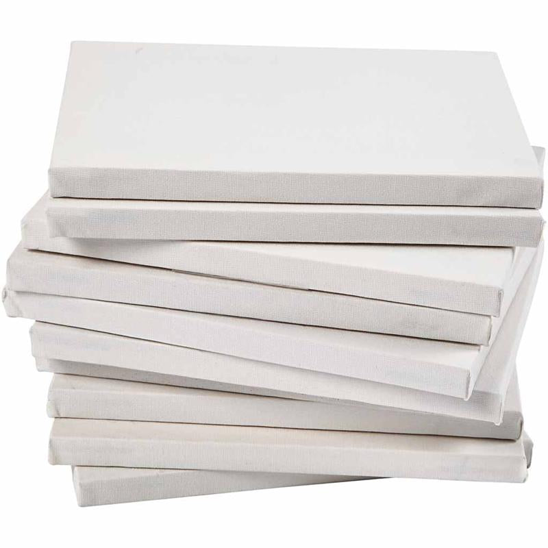 Canvas, D. 1,6 cm, A3, size 29,7x42 cm, 280 g, white, 40 pc