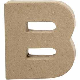 Letter, B, H: 10 cm, B: 9 cm, dikte 1,7 cm, 1 stuk [HOB-26640]
