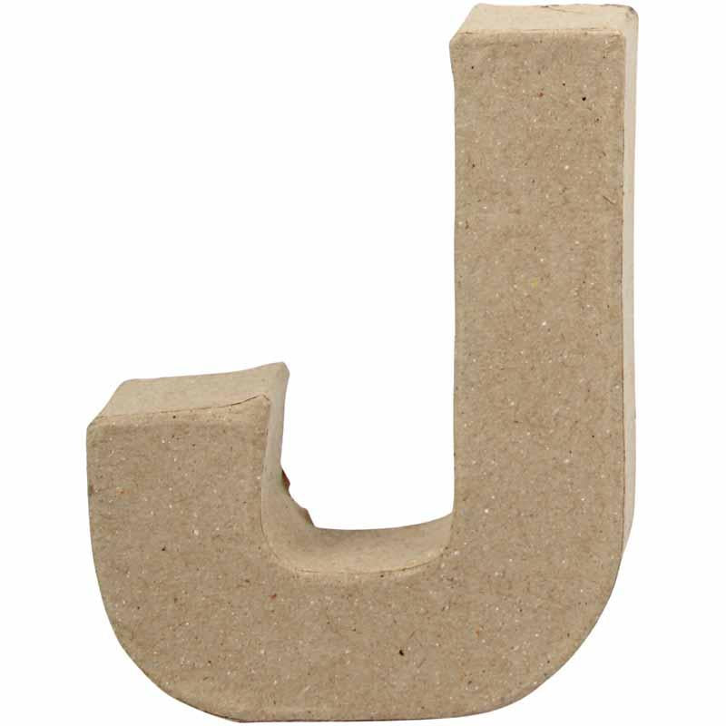 Letter, J, H: 10 cm, W: 8 cm, thickness 1,7 cm