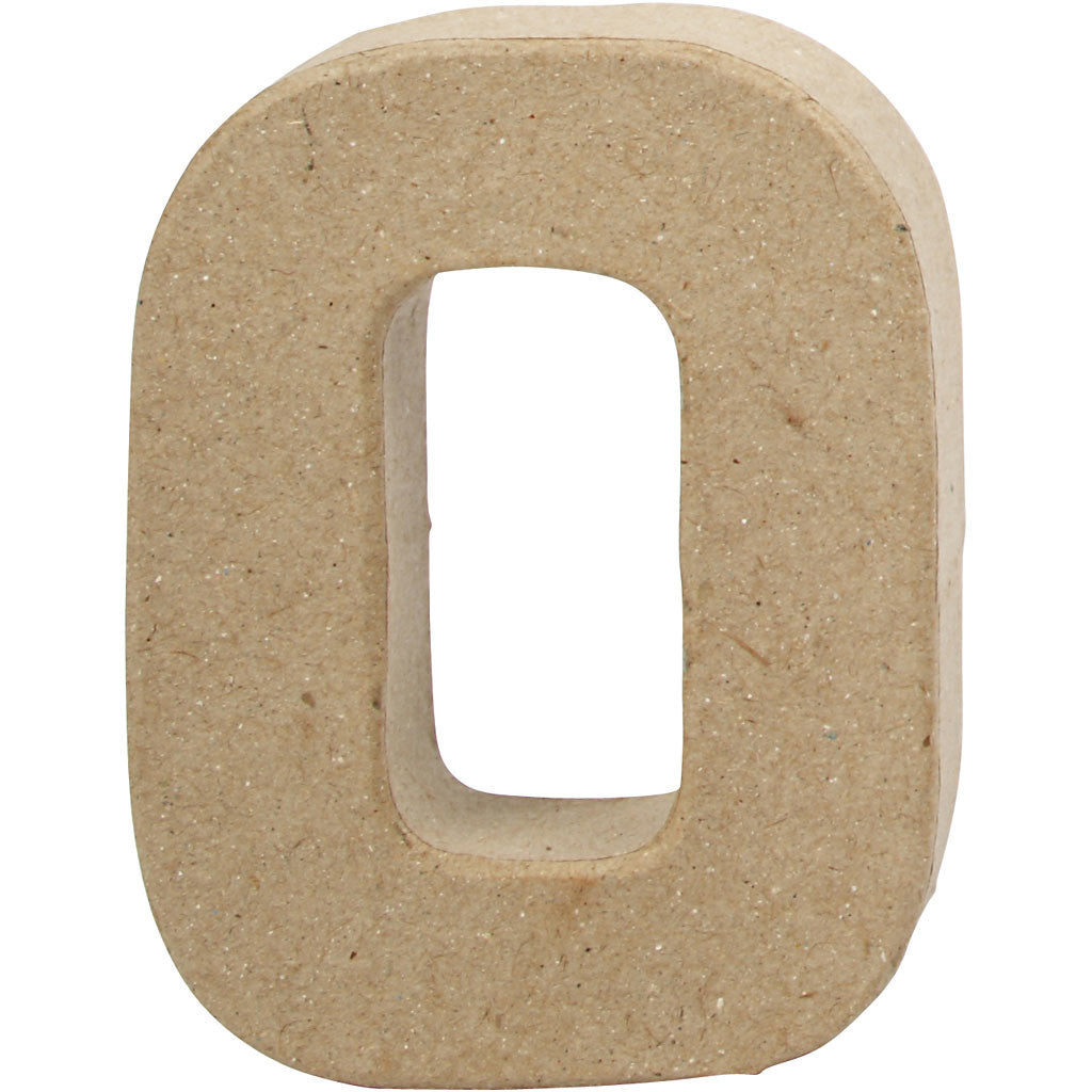 Letter, O, H: 10 cm, B: 7,8 cm, dikte 1,7 cm, 1 stuk [HOB-26653]