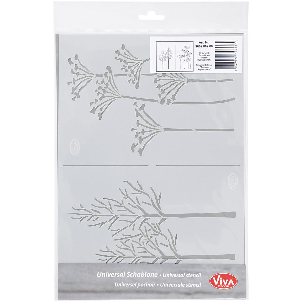 Flexibel sjabloon, najaar, A4, vel 210x297 mm, 1 stuk [HOB-26981]