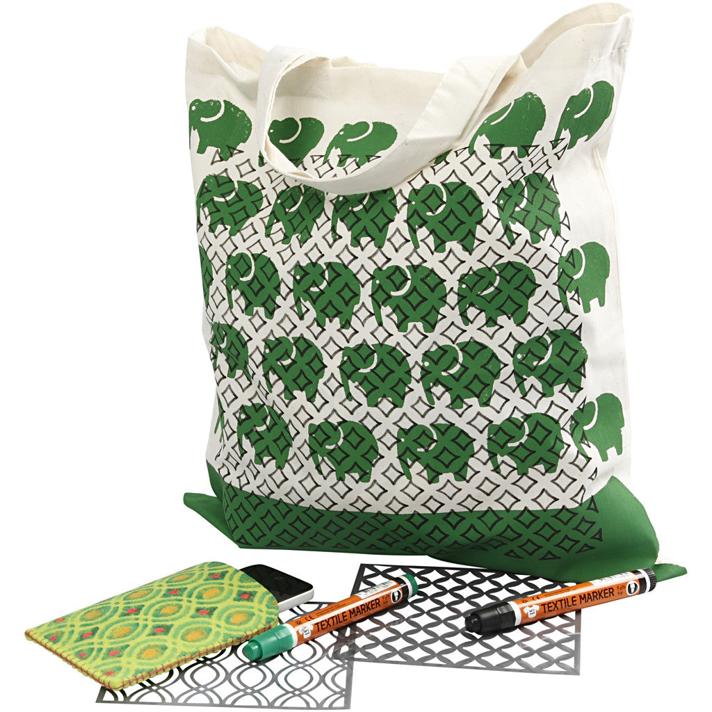 Pochoir, dim. 15x15 cm, ép. 0,31 mm, 10 flles/ 1 Pq. [HOB-27090]