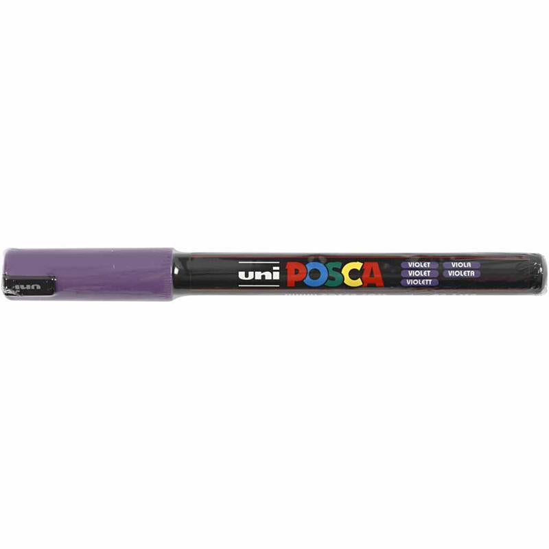 Feutre Posca, dim. PC-1MR, trait 0,7 mm, extra fin, violet, 1 pièce [HOB-272055]
