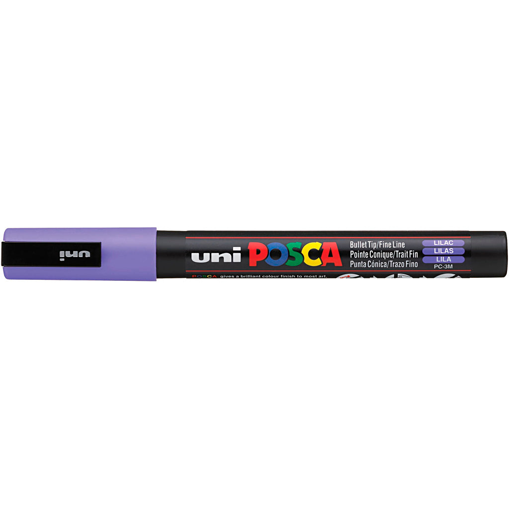 Feutre Posca, dim. PC-3M, trait 0,9-1,3 mm, fin, lilas, 1 pièce [HOB-274058]