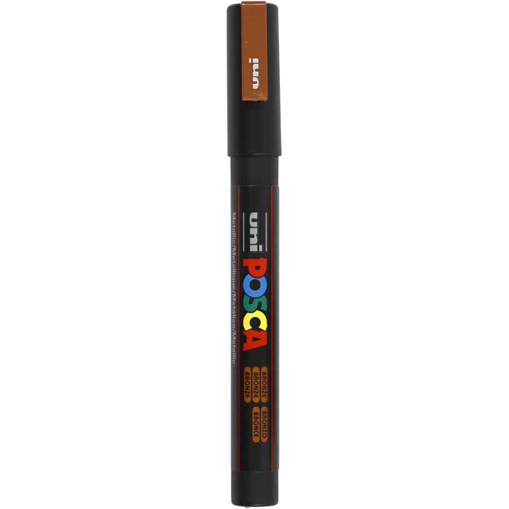 Feutre Posca, dim. PC-3M, trait 0,9-1,3 mm, fin, bronze, 1 pièce [HOB-274820]