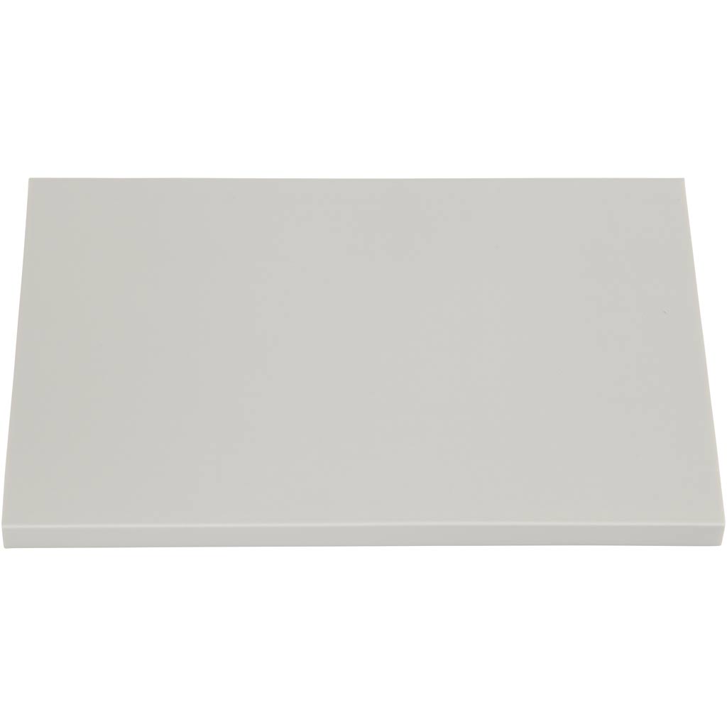 Stempelblokken, afm 10x15,5 cm, dikte 0,8 cm, lichtgrijs, 10 stuk/ 1 doos [HOB-27571]