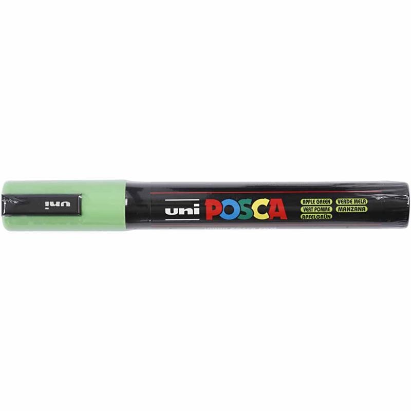 Feutre Posca, dim. PC-5M, trait 2,5 mm, moyen, Apple Green, 1 pièce [HOB-276043]