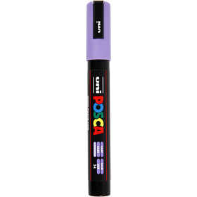 Posca Marker, afm PC-5M, lijndikte 2,5 mm, medium, lilac, 1 stuk [HOB-276058]