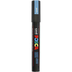 Feutre Posca, dim. PC-5M, trait 2,5 mm, moyen, bleu métallique, 1 pièce [HOB-276880]