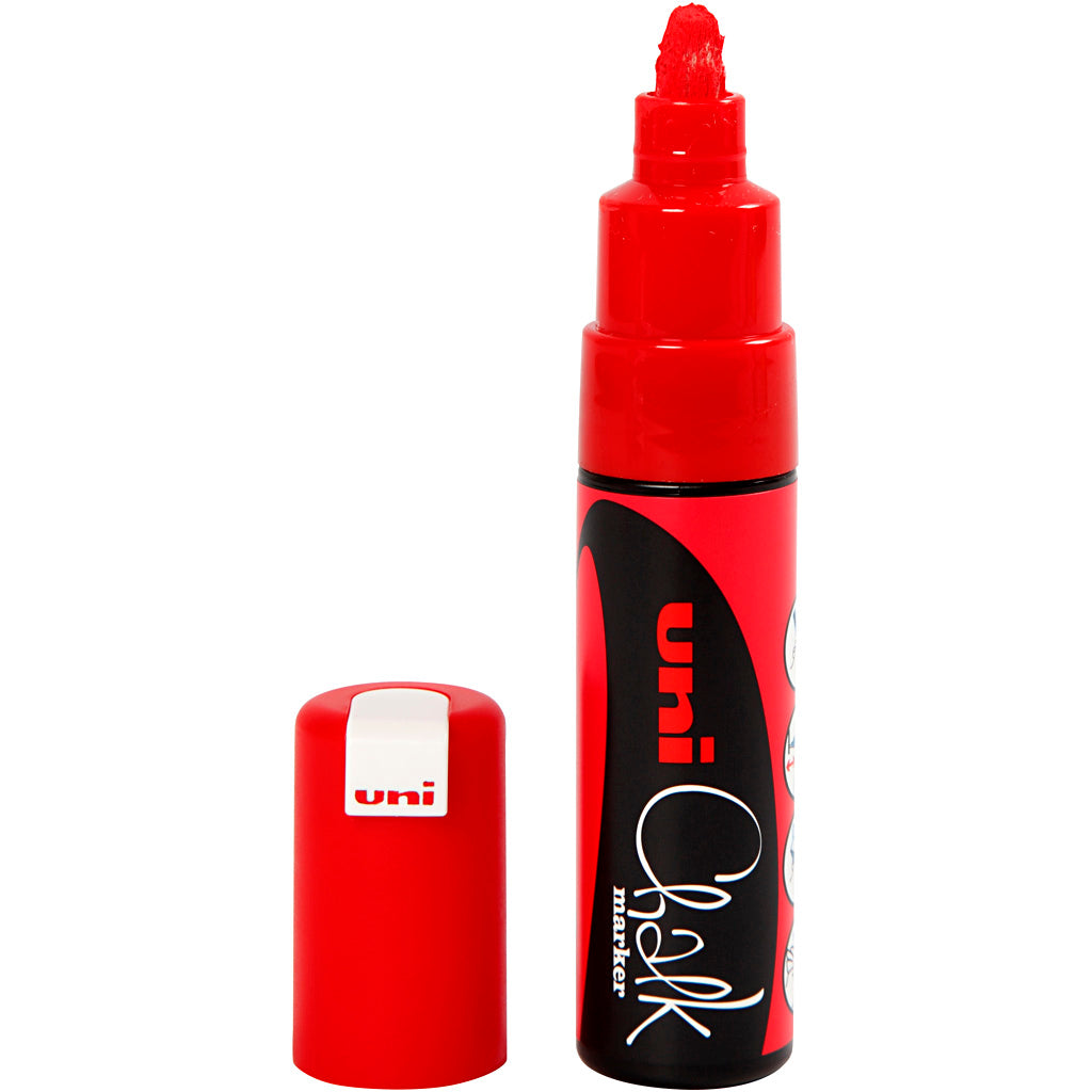 Chalk Pen, line 8 mm, red