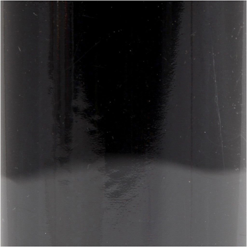 Deco folie, B: 15,5 cm, dikte 0,02 mm, zwart, 50 cm/ 1 rol [HOB-283571]