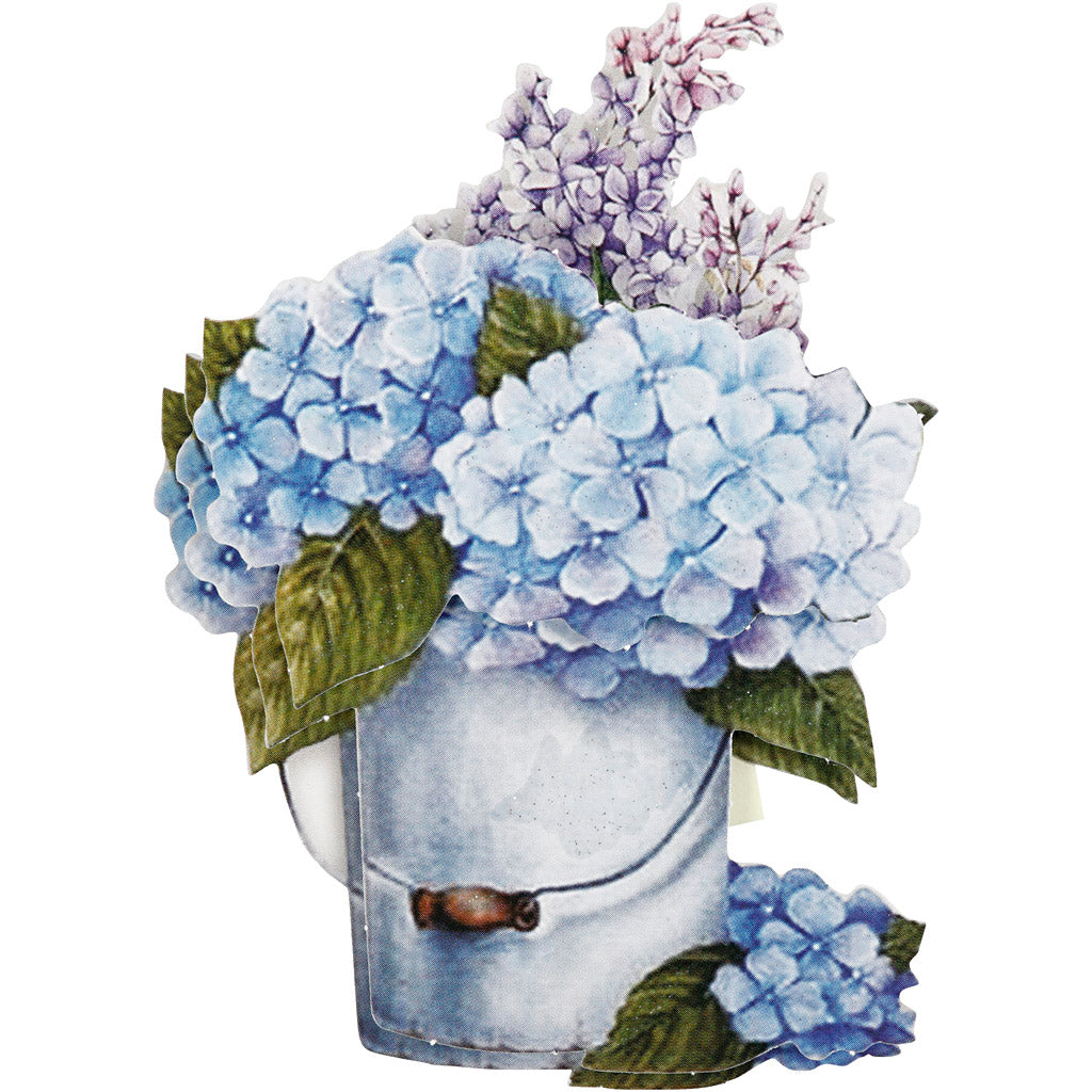 3D vellen, bloemen, vel 21x30 cm, 4 vel/ 1 doos [HOB-28703]