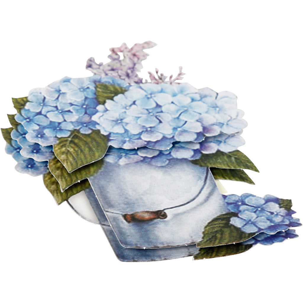 3D vellen, bloemen, vel 21x30 cm, 4 vel/ 1 doos [HOB-28703]