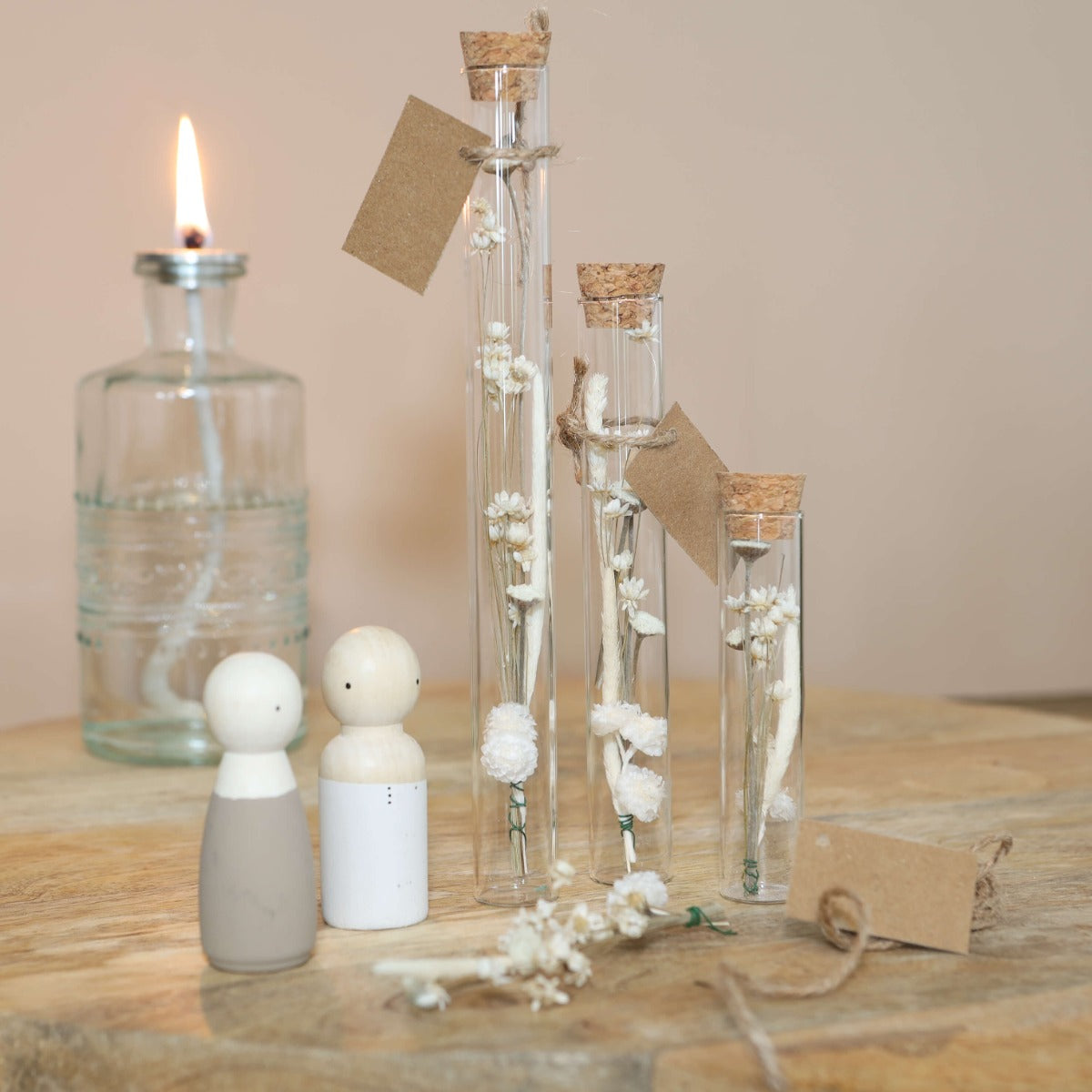 Glazen buis Ø2cm en 19cm hoog (12 st.) [IFS-29108]