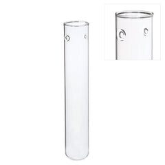 Glazen Reageerbuis Ø3 h.20cm w. 2 gaten (6 stuks) [IFS-29120]