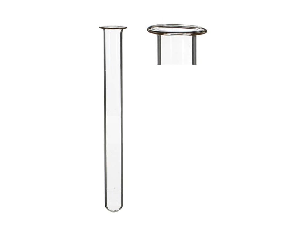 Glass Test tube 2cm diameter 12.5cm high, with ring (set of 12 pcs)