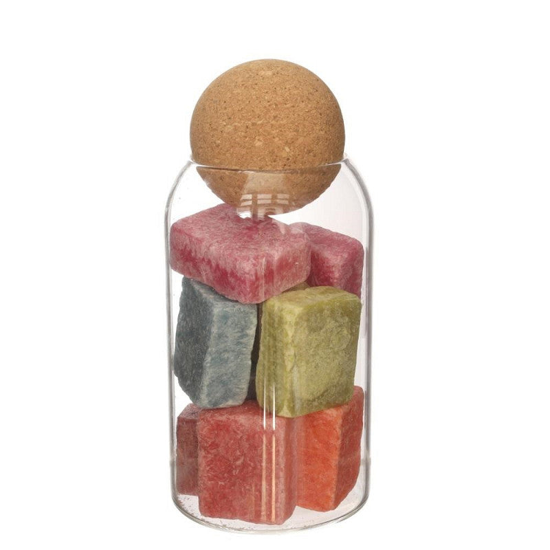 Terrarium en verre Sienna Ø 8,5 cm, H. 19 cm (6 pièces) [IFS-29714]