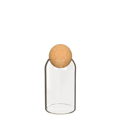 Glazen terrarium Sienna Ø8,5 h.19 cm (6 stuks) [IFS-29714]